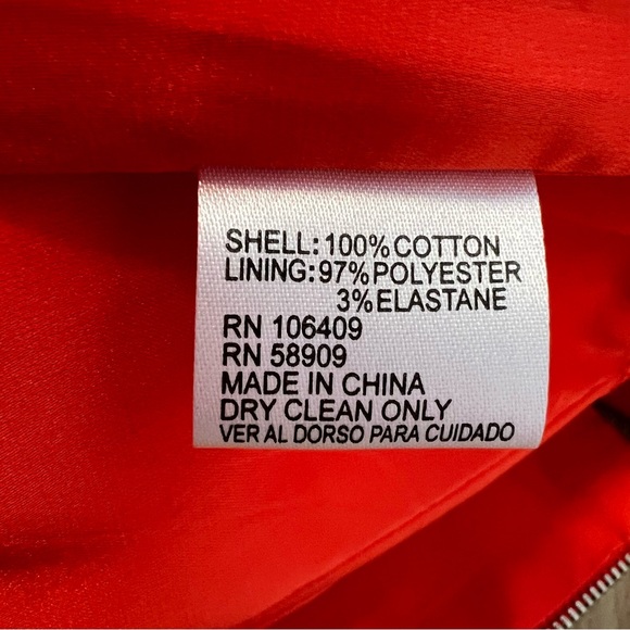 Gianni Bini Red Strapless Crop Top Size XS - Picture 5 of 7